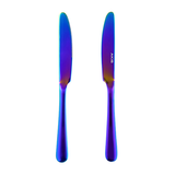 AKIS Besteck 16-teiliges Set in bunter Farbe Edelstahl Design deluxe Besteck set Reisebesteck-Set Messer, Gabel, Löffel