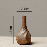 Keramik Design Vase Vase Braun Schöne Dekoration Geschenk Kreative Weihnachtsgeschenk Einfache Geschenkdekoration style 3 Größe
