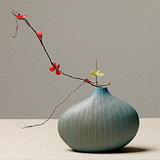 Keramik Design coole Vase blau Dekoration Geschenk Weihnachtsgeschenk blau einfache und exquisite Dekoration vase 1