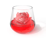 AKIS HOME 4 COMPARTMENT ice cube mold in rose design