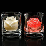 AKIS HOME 4 COMPARTMENT ice cube mold in rose design