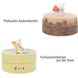 AKIS HOME Aschenbecher mit Deckel