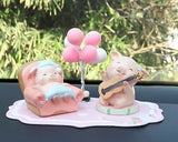 AKIS HOME resin car decoration 3 piece set