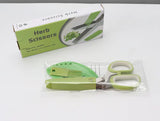 AKIS HOME scissors kitchen scissors stainless steel scissors herb with 5 blades