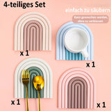 AKIS HOME Platzdeckchen Set, Untersetzer Set