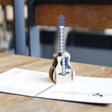 AKIS HOME 3D Greeting Card Guitar