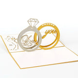 AKIS HOME 3D Greeting Card Antithetical Ring