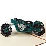 AKIS HOME 3D Greeting Card Motorbike