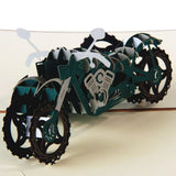 AKIS HOME 3D Greeting Card Motorbike