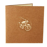 AKIS HOME 3D Greeting Card Motorbike