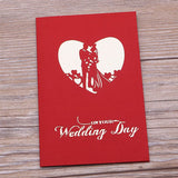 AKIS HOME 3D Wedding Greeting Card