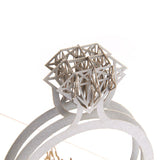 AKIS HOME 3D Greeting Card Diamond Ring