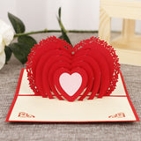 AKIS HOME Carte de Voeux 3D Amour