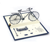 AKIS HOME 3D Greeting Card Bicycle