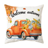 AKIS HOME Pillowcase 4pc Set 45 x 45 cm Pumpkin