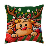 AKIS HOME housse de coussin 45x45cm Lot de 4 coussins de Noël