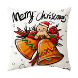 AKIS HOME housse de coussin 45x45cm Lot de 4 coussins de Noël