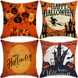 AKIS HOME taie d'oreiller 4 pièces 45 x 45 cm Halloween