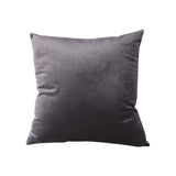 AKIS HOME Lot de 2 housses de coussin velours 45x45 housse de coussin canapé coussin décoration uni