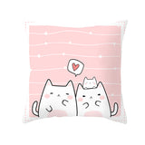 AKIS HOME Pillowcase 4-piece set 45 x 45 cm Anime cat