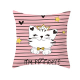 AKIS HOME Pillowcase 4-piece set 45 x 45 cm Anime cat