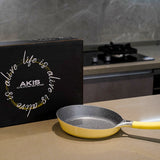 AKIS - LE MACARON cast aluminum kitchen set 2 pcs. Pans Yellow