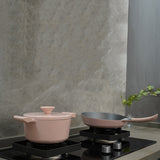 AKIS - LE MACARON cast aluminum kitchen set 2 pcs. Pot Ø20+pan Ø24 pink