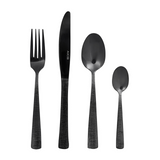 AKIS Besteck 16-teiliges Set in Schwarz Farbe