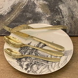 AKIS cutlery 16-piece set in gold colour