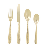 AKIS cutlery 16-piece set in gold colour