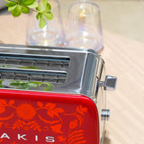 AKIS HOME La Fête Design toaster, vintage red