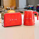 AKIS La Fête Design toaster kettle set