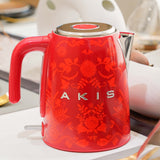 AKIS HOME Bouilloire La Fête Design, rouge