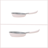 AKIS - LE MACARON cast aluminum kitchen set 2 pcs. pans pink