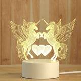 AKIS HOME lampe 3D pour enfants veilleuse cadeau lampe de table décoration de fête