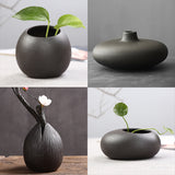 AKIS HOME Modern Decorative Art Vase Vintage Style Ceramic Vase Planters Pot