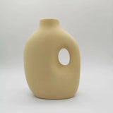 AKIS HOME ceramic decorative vase, donut vase for pampas grass