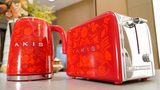 AKIS La Fête Design toaster kettle set