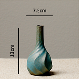 Keramik Design coole Vase blau Dekoration Geschenk Weihnachtsgeschenk blau einfache und exquisite Dekoration vase 5 Größe