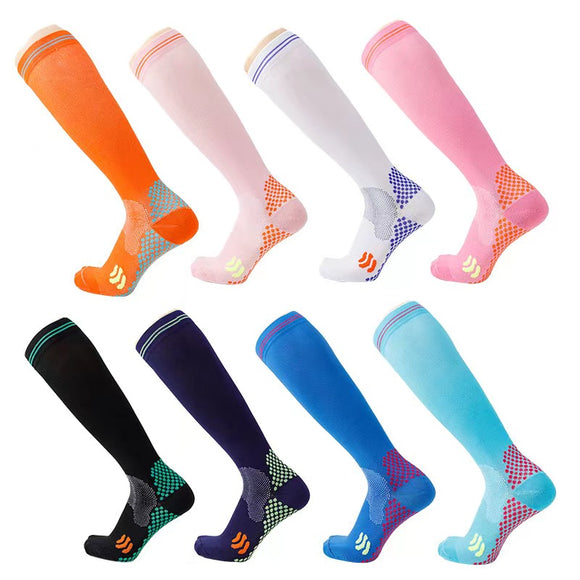 AKIS HOME bas de compression chaussettes de football chaussettes de sport antidérapantes respirantes